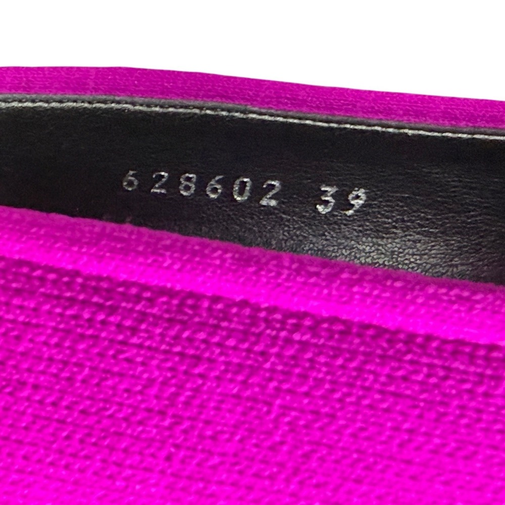 Balenciaga Hot Pink Knife‎ Logo Pointed Toe Pumps EU 39/US 8.5 - Picture 3 of 11